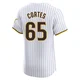 San Diego Padres ＃65 Nestor Cortes Men's White Elite Home Jersey