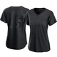 San Diego Padres ＃65 Nestor Cortes Women's Black Replica Pitch Fashion Jersey