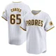 San Diego Padres ＃65 Nestor Cortes Youth White Limited Home Jersey