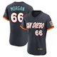 San Diego Padres ＃66 David Morgan Men's Authentic Obsidian 2026 City Connect Stadium Jersey