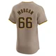 San Diego Padres ＃66 David Morgan Men's Brown Elite Alternate Jersey
