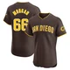 San Diego Padres ＃66 David Morgan Men's Brown Elite Road Vapor Premier Jersey