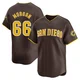 San Diego Padres ＃66 David Morgan Men's Brown Limited Away Jersey