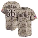 San Diego Padres ＃66 David Morgan Men's Camo Limited 2nd Alternate Jersey