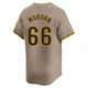 San Diego Padres ＃66 David Morgan Men's Limited Tan Alternate Jersey