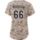 San Diego Padres ＃66 David Morgan Women's Camo Limited 2nd Alternate Jersey