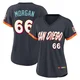 San Diego Padres ＃66 David Morgan Women's Limited Obsidian 2026 City Connect Stadium Jersey