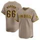 San Diego Padres ＃66 David Morgan Youth Limited Tan Alternate Jersey