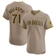 San Diego Padres ＃71 Logan Gillaspie Men's Brown Elite Alternate Jersey