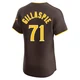 San Diego Padres ＃71 Logan Gillaspie Men's Brown Elite Road Vapor Premier Jersey