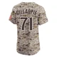 San Diego Padres ＃71 Logan Gillaspie Men's Camo Elite Alternate Vapor Premier Jersey