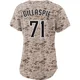 San Diego Padres ＃71 Logan Gillaspie Women's Camo Limited 2nd Alternate Jersey