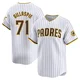 San Diego Padres ＃71 Logan Gillaspie Youth White Limited Home Jersey