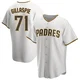 San Diego Padres ＃71 Logan Gillaspie Youth White/Brown Replica Home Jersey