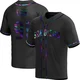 San Diego Padres ＃91 Ji Man Choi Men's Black Replica Holographic Alternate Jersey