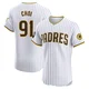 San Diego Padres ＃91 Ji Man Choi Men's White Elite Home Patch Jersey