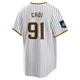 San Diego Padres ＃91 Ji Man Choi Men's White Replica 2024 World Tour Seoul Series Home Jersey